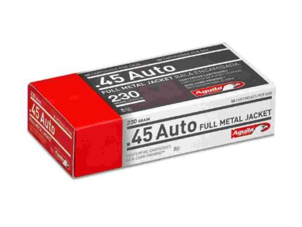 Aguila Ammunition .45 Auto Handgun Ammo - 230 Grain | FMJ | 50rd Box