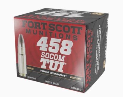 Fort Scott Munitions 458 SOCOM Rifle Ammo - 300gr | 20rd Box