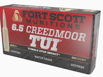 Fort Scott Munitions 6.5 Creedmoor Rifle Ammo - 123gr | 20rd Box