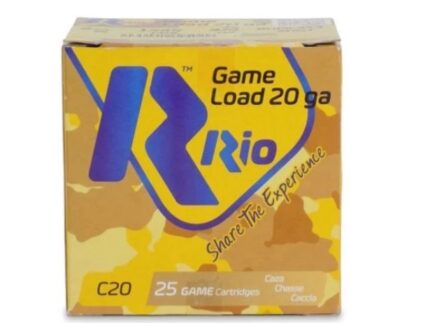 Rio Royal Buck 9P 20ga Buckshot 2.75 inch Shotgun Shells - 1Buck | 1345 fps | 25rd Box