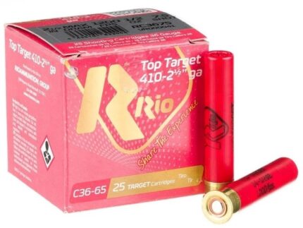 Rio TT410 .410ga 2.5 inch Shotgun Shells - #7.5 | 1/2 oz. | 1200 fps | 25rd Box
