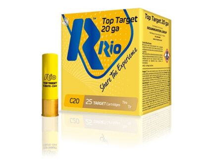 Rio Top Target 20ga 2.75 inch Shotgun Shells - #7.5 | 7/8 oz. | 1250 fps | 25rd Box