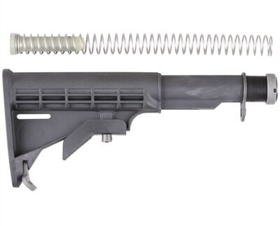 AR-15 STOCK ASSEMBLY COLLAPSIBLE COMMERCIAL BLACK
