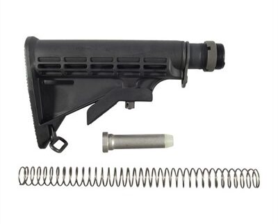 BRN AR-15 MIL-SPEC COLLAPSIBLE STOCK ASSEMBLY BLACK