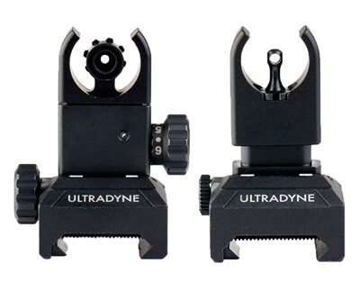 C4 FOLDING FRONT AND REAR SIGHT COMBO UDBLACK