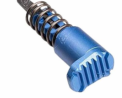 AR-15 EXTENDED FORWARD ASSIST LIGHTWEIGHT LOW PROFILE BLUE