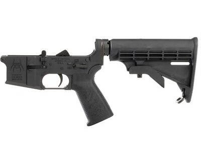 COMPLETE AR-15 LOWER RECEIVER W/BUTTSTOCK