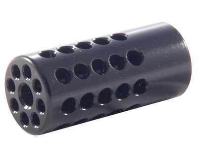 COMPENSATOR 22 CALIBER 1/2-28 ALUMINUM GLOSS BLACK