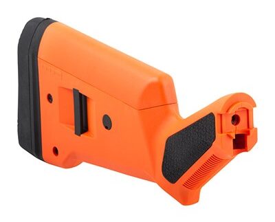 SGA BUTTSTOCK AMBIDEXTROUS FOR 12GA MOSSBERG 500/590 ORANGE
