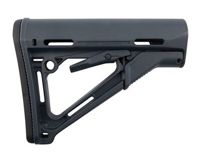 CTR COLLAPSIBLE MIL-SPEC CARBINE STOCK FOR AR-15 GRAY