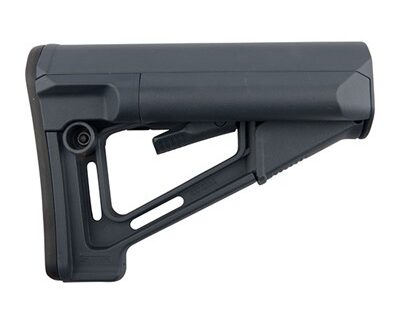AR-15 STR STOCK COLLAPSIBLE MIL-SPEC GRAY