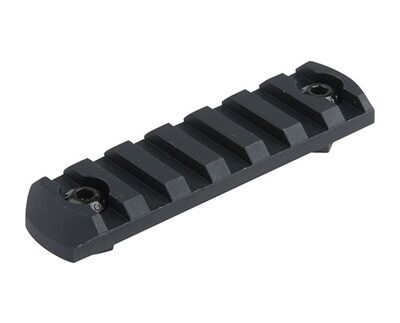 M-LOK RAIL 7-SLOT PICATINNY 3.125'' ALUMINUM FOR AR-15 BLACK