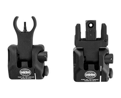 AR-15  FLIP-UP SKIRMISH BUIS SIGHT SET BLACK