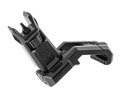 MBUS PRO OFFSET FRONT SIGHT FLIP-UP ADJUSTABLE BLACK