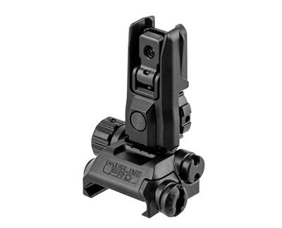 MBUS PRO REAR SIGHT FLIP-UP LR ADJUSTABLE 2.6'' STEEL BLACK