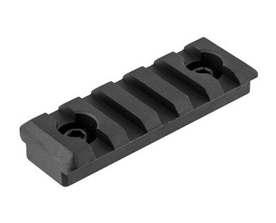 M-LOK RAIL 5 SLOT PICATINNY ALUMINUM BLACK