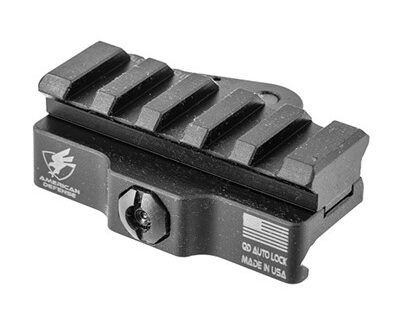 AD-170-VPG 5-LUG PICATINNY RISER MOUNT STANDARD LEVER BLACK