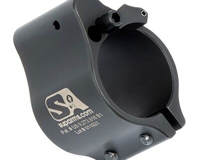 AR-15 CLAMP ON ADJUSTABLE GAS BLOCK .875'' BLACK