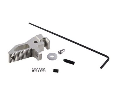 ''VICTORY'' TRIGGER FOR THE SW22 VICTORY - SILVER - TEXTURED