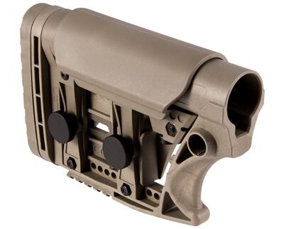 AR-15 STOCK ASSEMBLY ADJUSTABLE CARBINE LENGTH FDE
