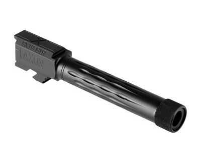 MATCH 9MM THREADED FLAME BBL FOR GLOCK-19 GEN 1-4 BLACK