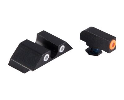 GLOCK 17/19/33/46 ORANGE FRONT & CLEAR U NOTCH REAR