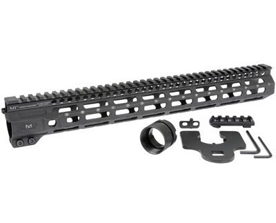 COMBAT HANDGUARD M-LOK ALUMINUM 15'' BLACK