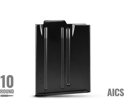 NO BINDER PLATE 10 ROUND METAL MAGAZINE, BLACK