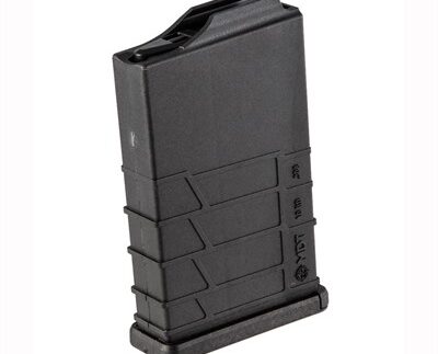308 SHORT ACTION AICS 10RD POLYMER MAGAZINE, BLACK