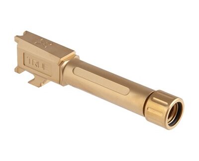 HELLCAT  THD BARREL, 1/2''X28, GOLD TIN, 9MM