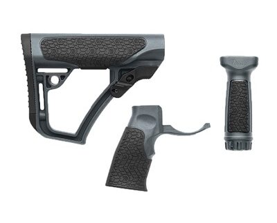 AR-15 FURNITURE SET TORNADO GRAY