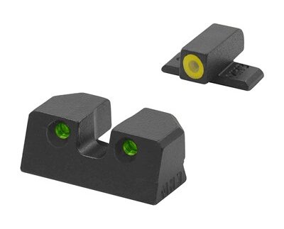 HVS SET SIG P226, YELLOW OUTLINE FRONT