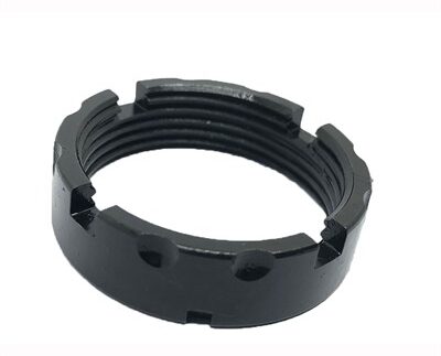 AR-15 BILLET CASTLE NUT BLACK