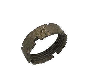 AR-15 BILLET CASTLE NUT BURNT BRONZE