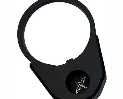 END PLATE W/ 3-QD SLING SWIVEL SOCKETS BLACK DLC