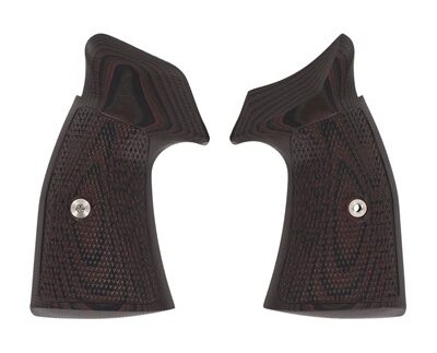 S&W K/L FRAME TAC DIAMOND, SQUARE BUTT, BLACK CHERRY