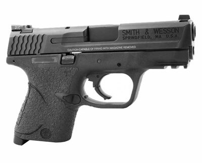 S&W M&P COMPACT SMALL BACKSTRAP GRIP RUBBER BLACK