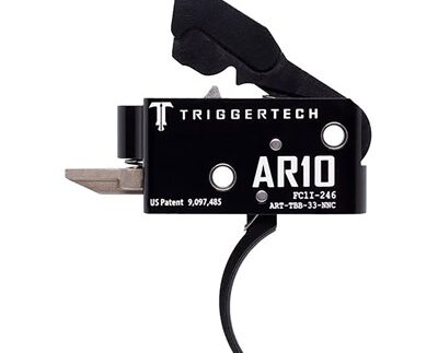 AR .308 ADAPTABLE TRIGGER BLACK CURVED TWO-STAGE