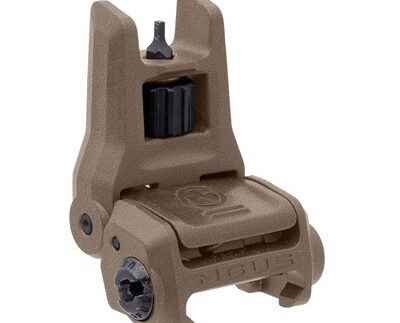 MBUS 3 FRONT SIGHT  FLIP-UP ADJUSTABLE POLYMER FDE