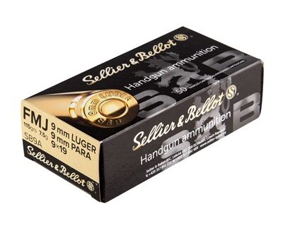 9MM LUGER 124GR FULL METAL JACKET 50/BOX