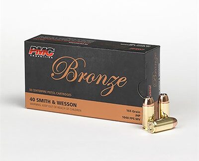 40 S&W 165GR JACKETED HOLLOW POINT 50/BOX