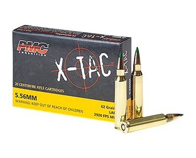 X-TAC 5.56X45 NATO 62GR LAP GREEN TIP 20/BOX