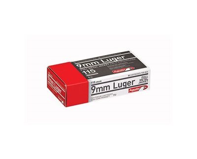 9MM LUGER 115GR FULL METAL JACKET 50/BOX