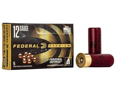 PREMIUM PERSONAL DEFENSE 12GA 2-3/4'' 9-PELLET #00 BUCK 5/BOX