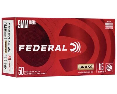 9MM LUGER 115GR FULL METAL JACKET 50/BOX