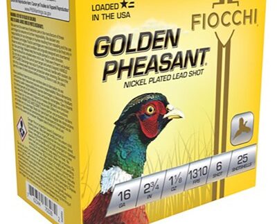 GOLDEN PHEASANT 16 GAUGE 2-3/4'' 1-1/8OZ #6 SHOT 25/BOX