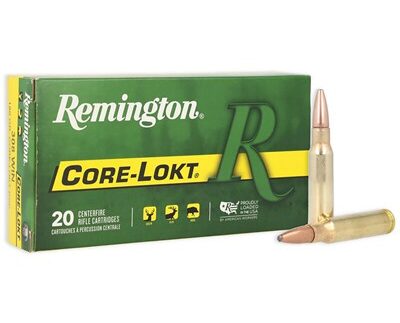 CORE-LOKT 308 WINCHESTER 180GR POINTED SOFT POINT 20/BOX