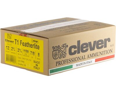 MIRAGE ST FEATHERLITE T1 12GA  2-3/4'' 1OZ #8 SHOT 250/CASE