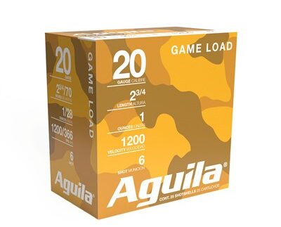 HIGH VELOCITY GAME LOAD 20 GAUGE 2-3/4'' 1OZ #6 SHOT 25/BOX