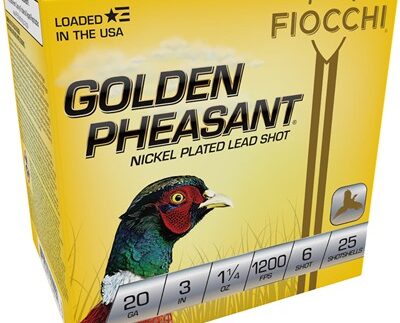 GOLDEN PHEASANT 20 GAUGE 3'' 1-1/4OZ #6 SHOT 25/BOX